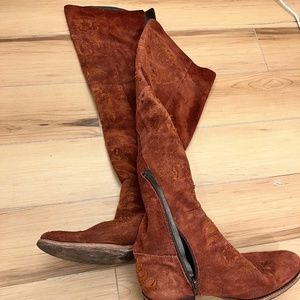 Free People over the knee boots